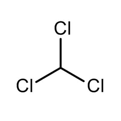 فرمول ساختاری کلروفرم chloroform