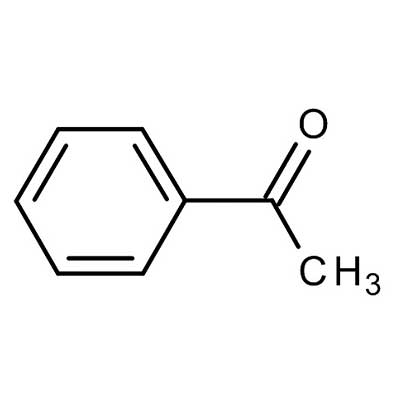 فرمول ساختاری استوفنون acetophenone