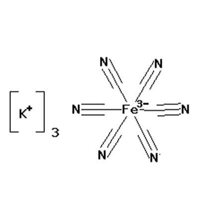 فرمول ساختاری پتاسیم فریک سیانید potassium ferricyanide