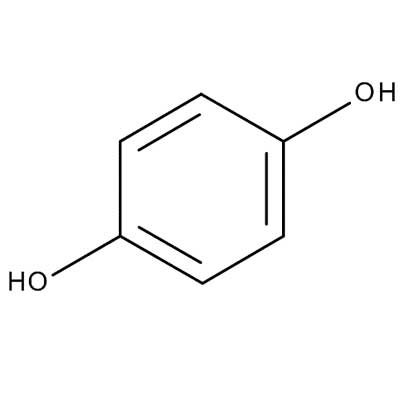 ساختار فرمولی هیدروکینون hydroquinone
